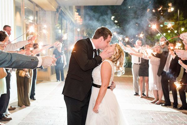  Modern Lime and Black Rooftop Wedding