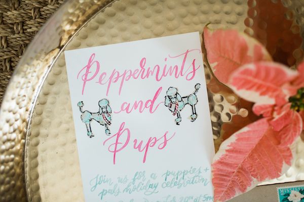  Peppermints & Pups | A Stylish Holiday Fête!