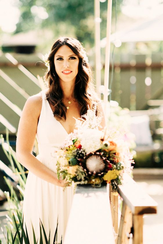  A Beautiful Bohemian Backyard Wedding, Sarah Maren Photography | As seen on @perfectpalette