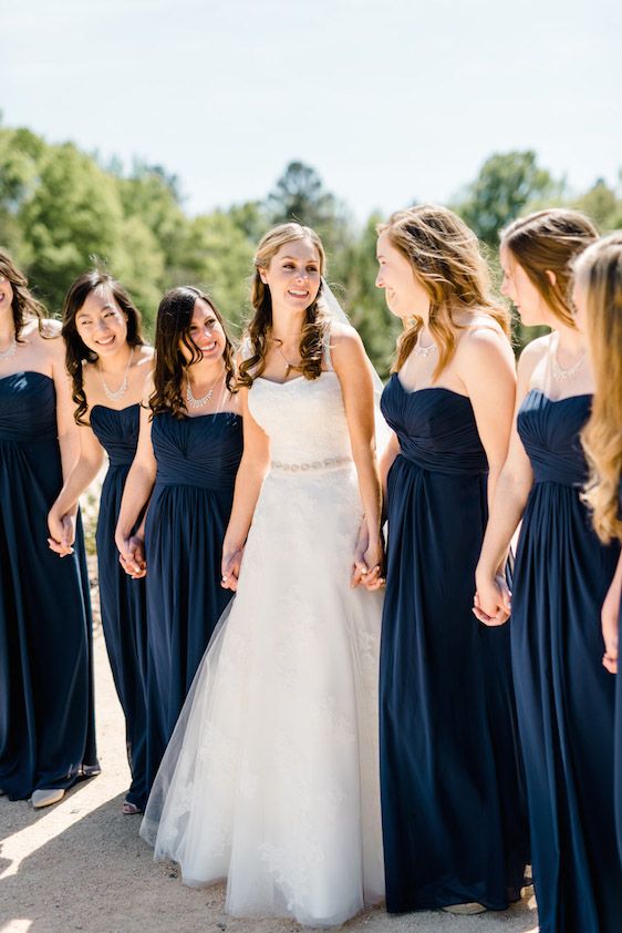  A Classic + Preppy Wedding in North Carolina, Caroline Lima Photography, Southern Soiree, Springwell Gardens