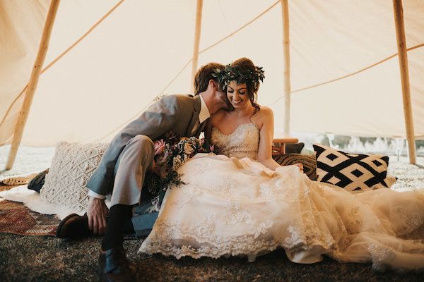  Whimsical Wedding Inspiration with Boho Luxe Style