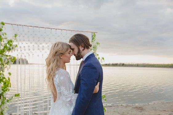  Bohemian Beach Wedding Inspiration, Kristin Zabos Photography, Event Design by Jenelle Jamani of Special Event Rentals, Florals by FaBLOOMosity