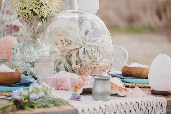  Bohemian Beach Wedding Inspiration, Kristin Zabos Photography, Event Design by Jenelle Jamani of Special Event Rentals, Florals by FaBLOOMosity