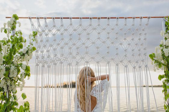  Bohemian Beach Wedding Inspiration, Kristin Zabos Photography, Event Design by Jenelle Jamani of Special Event Rentals, Florals by FaBLOOMosity