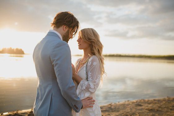  Bohemian Beach Wedding Inspiration, Kristin Zabos Photography, Event Design by Jenelle Jamani of Special Event Rentals, Florals by FaBLOOMosity