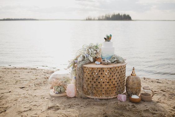  Bohemian Beach Wedding Inspiration, Kristin Zabos Photography, Event Design by Jenelle Jamani of Special Event Rentals, Florals by FaBLOOMosity