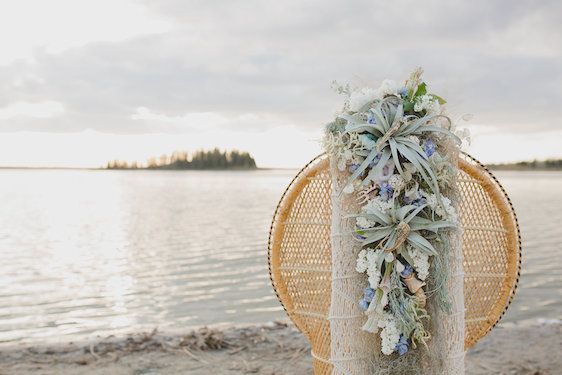  Bohemian Beach Wedding Inspiration, Kristin Zabos Photography, Event Design by Jenelle Jamani of Special Event Rentals, Florals by FaBLOOMosity