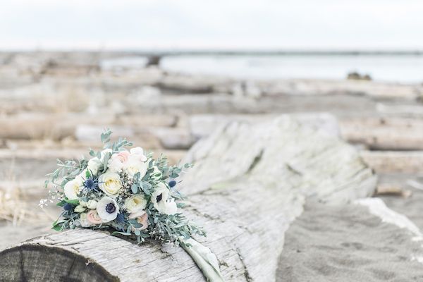  Romantic Oceanside Bridal Session at Iona Beach