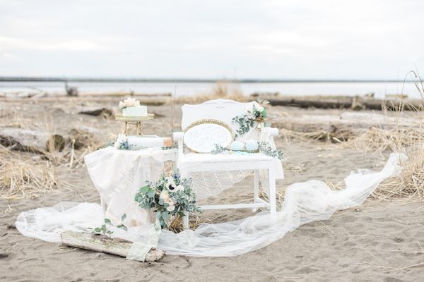  Romantic Oceanside Bridal Session at Iona Beach