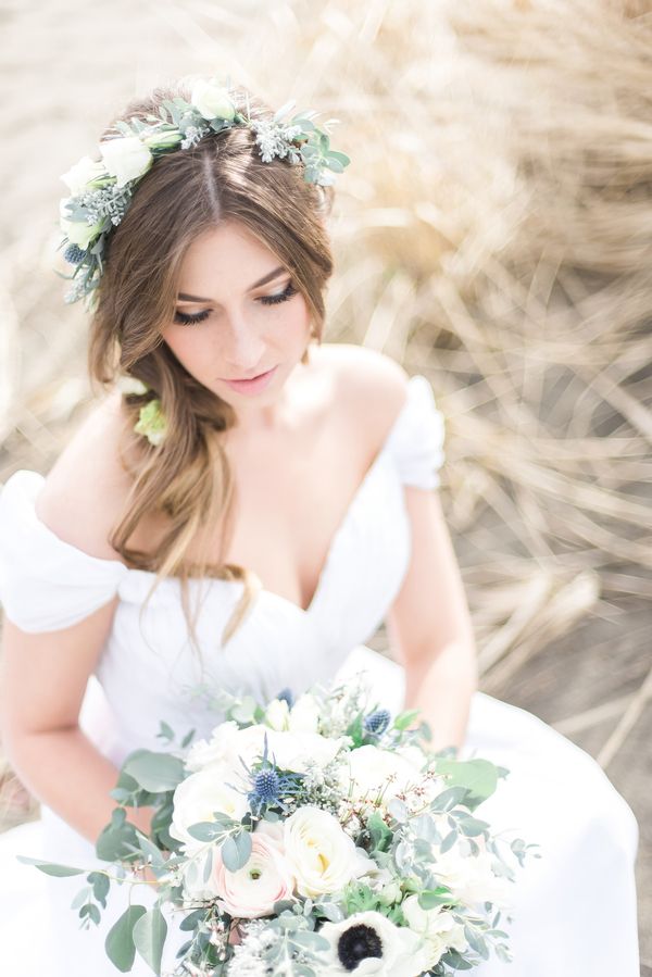  Romantic Oceanside Bridal Session at Iona Beach