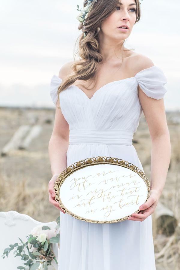  Romantic Oceanside Bridal Session at Iona Beach