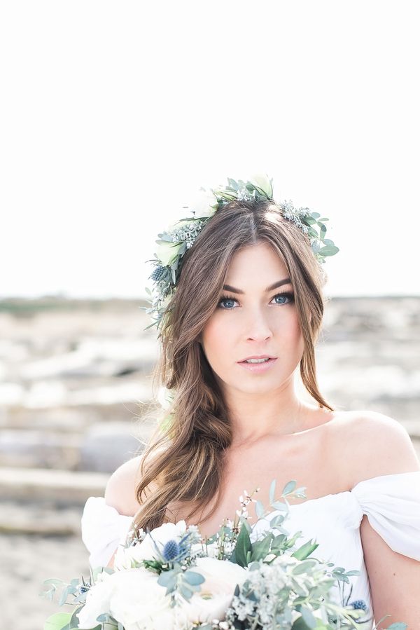  Romantic Oceanside Bridal Session at Iona Beach