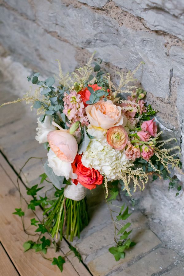  Crazy for Coral Real Wedding with Details Galore