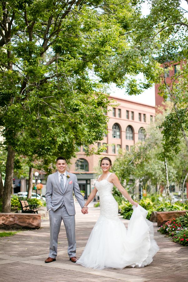  Crazy for Coral Real Wedding with Details Galore