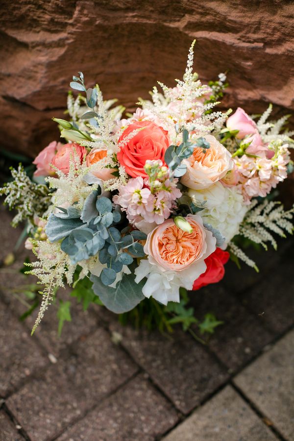  Crazy for Coral Real Wedding with Details Galore