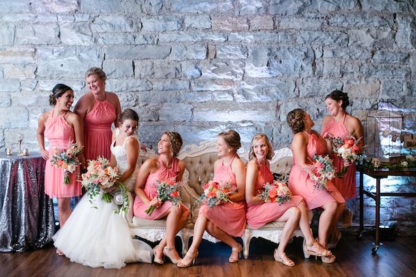  Crazy for Coral Real Wedding with Details Galore