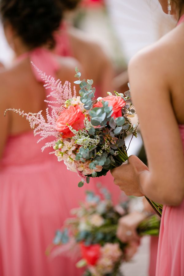  Crazy for Coral Real Wedding with Details Galore