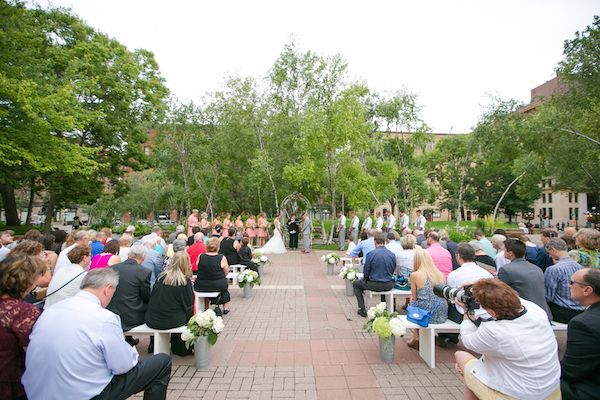  Crazy for Coral Real Wedding with Details Galore