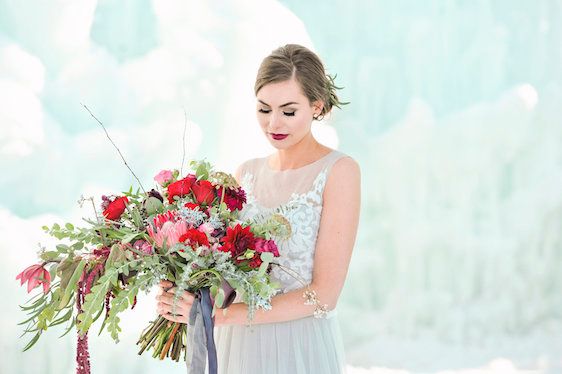  Ice Castle Wedding Inspiration in Midway Utah, Allichelle Photography, Event Design and Planning by Leslie Dawn Events, Floral Design by Sax Romney