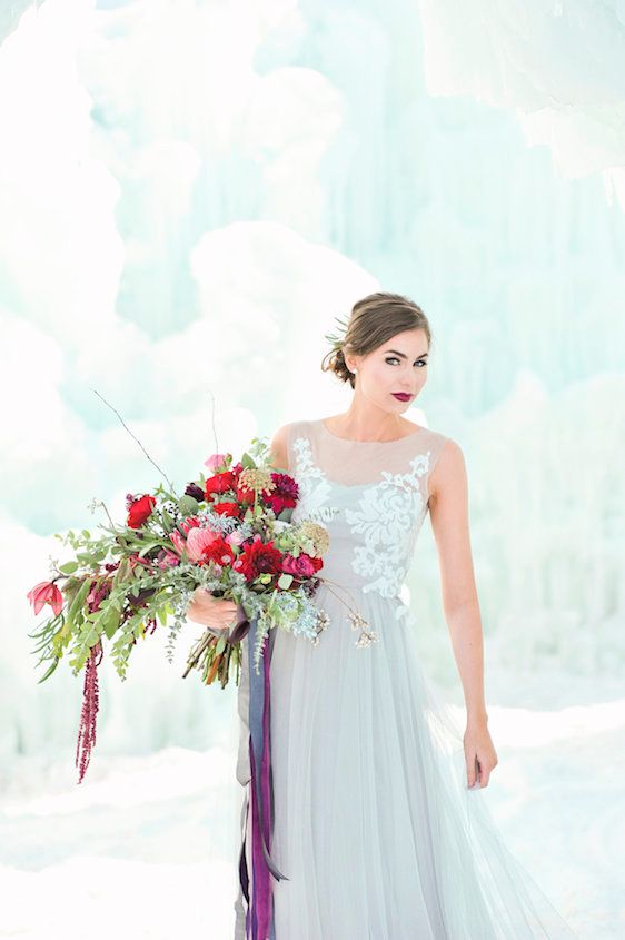  Ice Castle Wedding Inspiration in Midway Utah, Allichelle Photography, Event Design and Planning by Leslie Dawn Events, Floral Design by Sax Romney