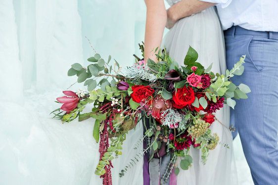 Ice Castle Wedding Inspiration in Midway Utah, Allichelle Photography, Event Design and Planning by Leslie Dawn Events, Floral Design by Sax Romney
