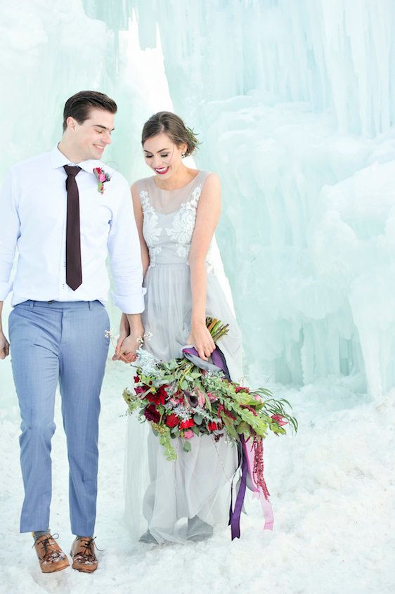  Ice Castle Wedding Inspiration in Midway Utah, Allichelle Photography, Event Design and Planning by Leslie Dawn Events, Floral Design by Sax Romney