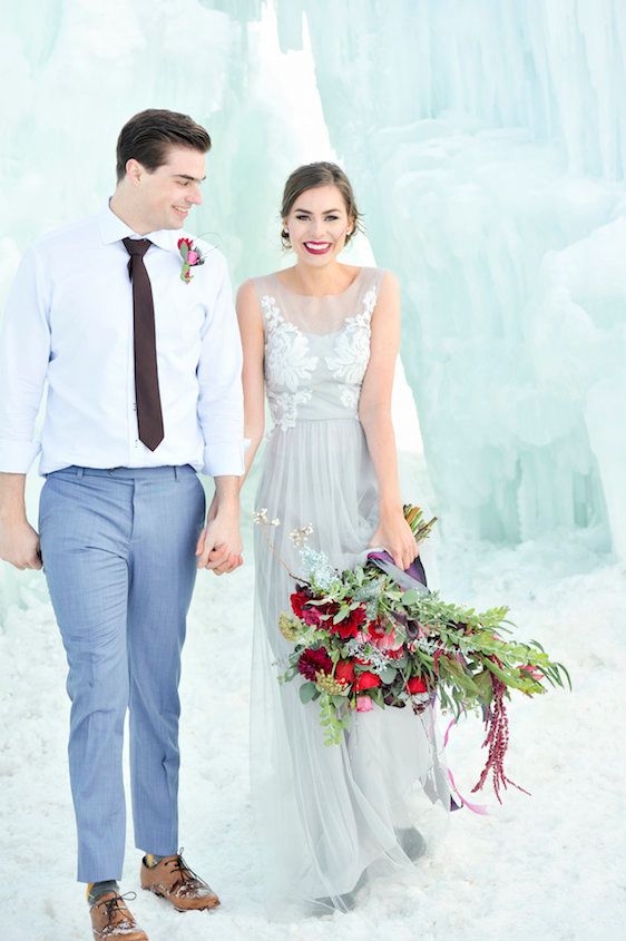  Ice Castle Wedding Inspiration in Midway Utah, Allichelle Photography, Event Design and Planning by Leslie Dawn Events, Floral Design by Sax Romney