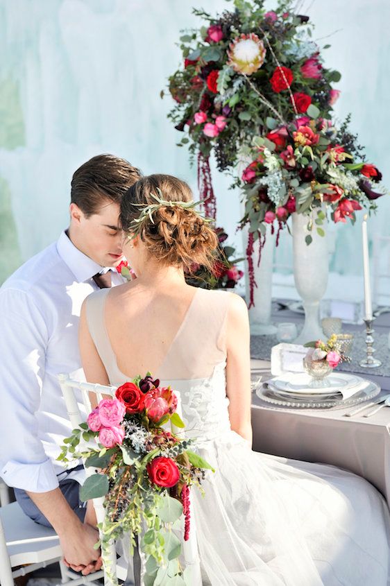 Ice Castle Wedding Inspiration in Midway Utah, Allichelle Photography, Event Design and Planning by Leslie Dawn Events, Floral Design by Sax Romney