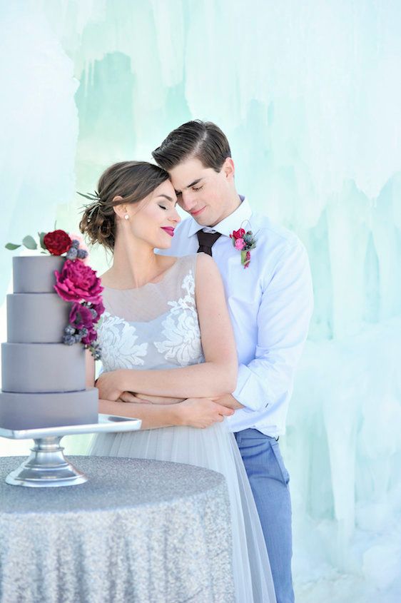 Ice Castle Wedding Inspiration in Midway Utah, Allichelle Photography, Event Design and Planning by Leslie Dawn Events, Floral Design by Sax Romney