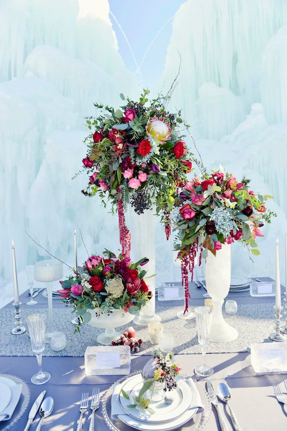  Ice Castle Wedding Inspiration in Midway Utah, Allichelle Photography, Event Design and Planning by Leslie Dawn Events, Floral Design by Sax Romney