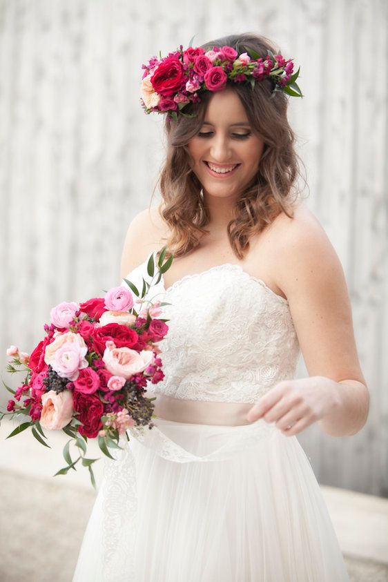  Modern Copper and Fuchsia Wedding Ideas! Kellie Michelle Photography, Abby Mitchell Events