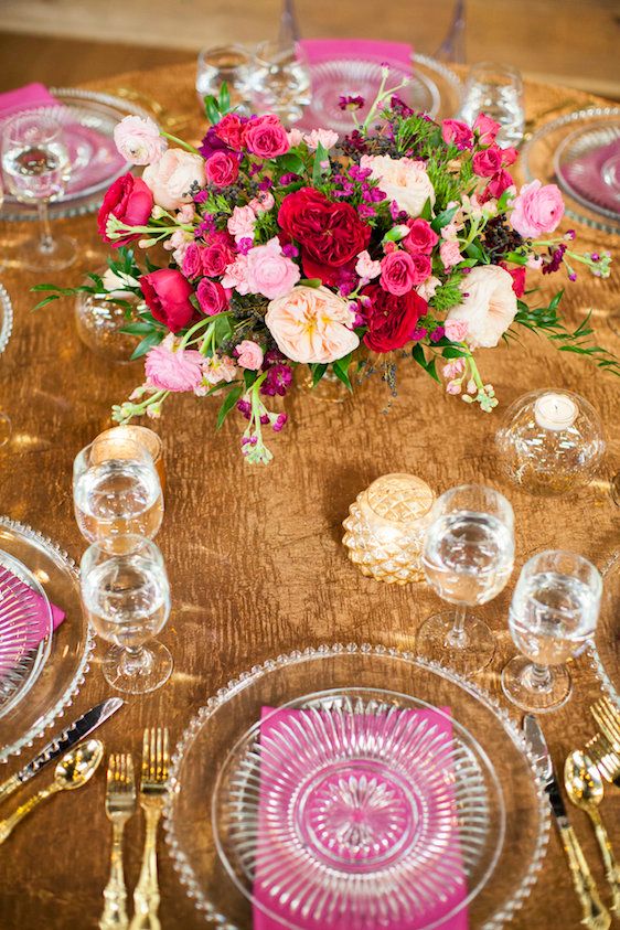  Modern Copper and Fuchsia Wedding Ideas! Kellie Michelle Photography, Abby Mitchell Events