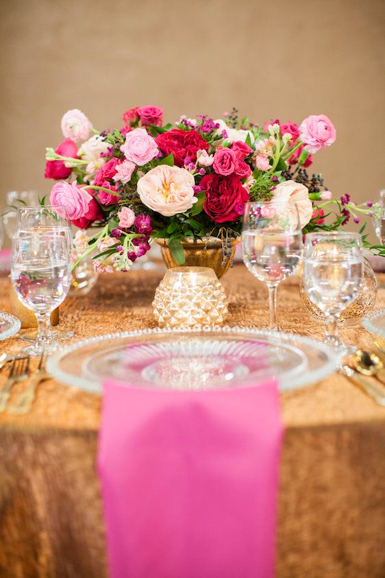  Modern Copper and Fuchsia Wedding Ideas! Kellie Michelle Photography, Abby Mitchell Events