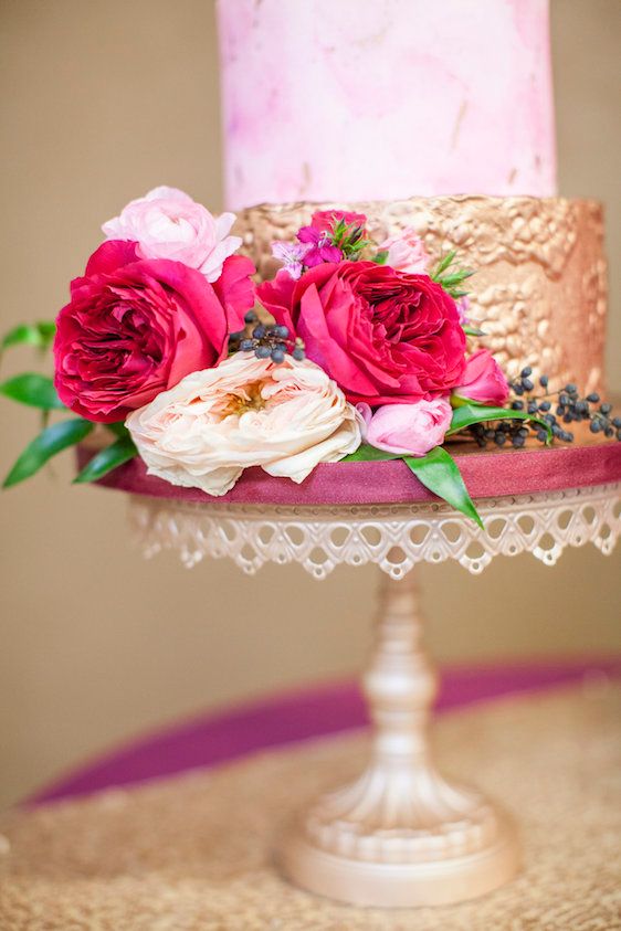  Modern Copper and Fuchsia Wedding Ideas! Kellie Michelle Photography, Abby Mitchell Events