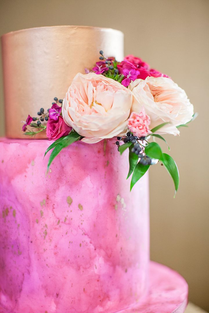  Modern Copper and Fuchsia Wedding Ideas! Kellie Michelle Photography, Abby Mitchell Events