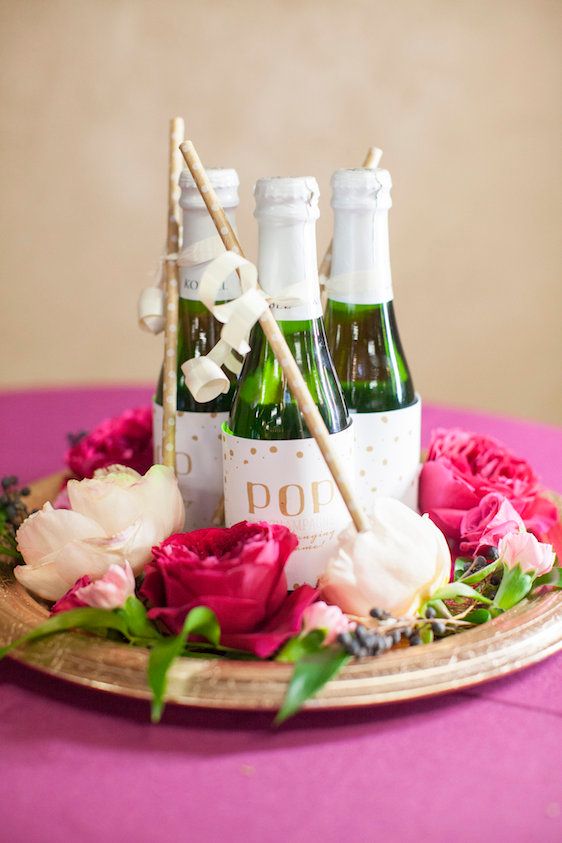 Modern Copper and Fuchsia Wedding Ideas! Kellie Michelle Photography, Abby Mitchell Events