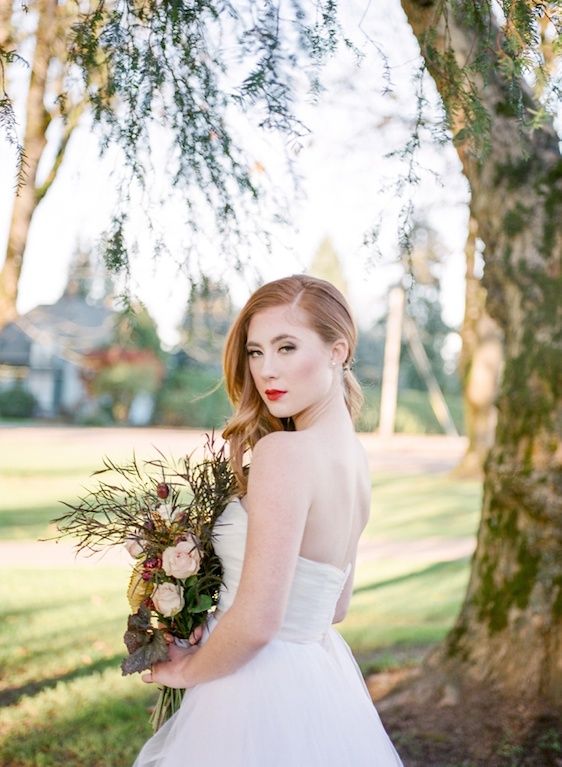  Little Autumn Bride: A Styled Wedding Editorial, White Ivory Photography, Fern & Grace, Portland Bloem