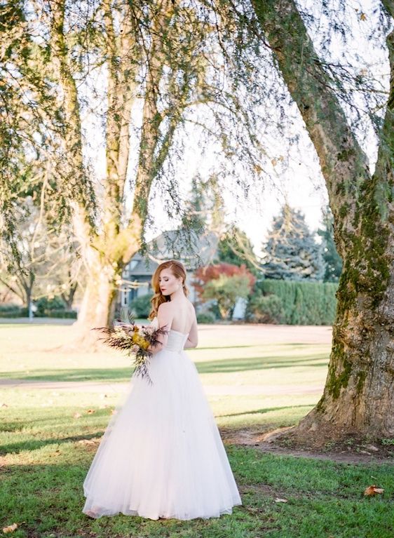  Little Autumn Bride: A Styled Wedding Editorial, White Ivory Photography, Fern & Grace, Portland Bloem