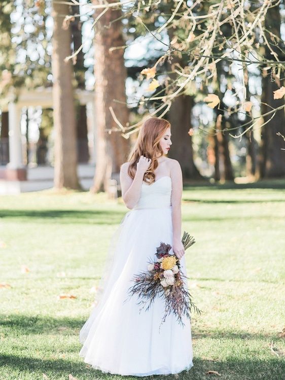  Little Autumn Bride: A Styled Wedding Editorial, White Ivory Photography, Fern & Grace, Portland Bloem