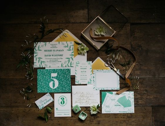  St. Patrick's Day Wedding Inspiration, Sarah Esther Photography, Color Pop Events, Juli Vaughn Designs