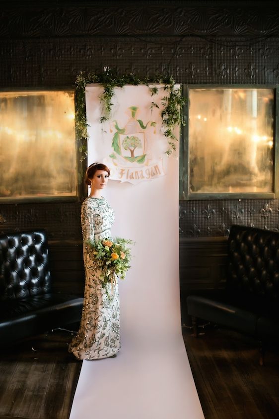  St. Patrick's Day Wedding Inspiration, Sarah Esther Photography, Color Pop Events, Juli Vaughn Designs