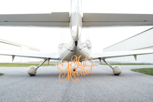  70's Aviation Exploration Wedding Inspiration