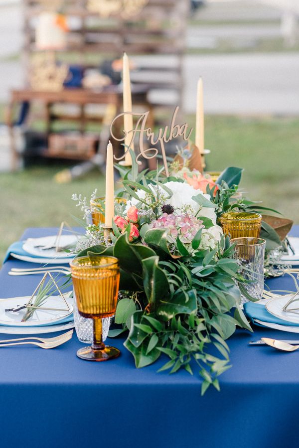  70's Aviation Exploration Wedding Inspiration