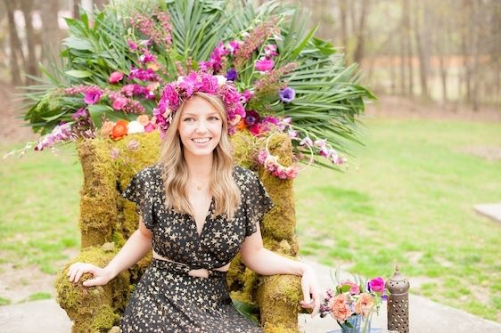  An Enchanted Boho Surprise Party with Gems Galore, Mikkel Paige Photography, Design & Florals by Meristem Floral, Cake by Sugar Euphoria