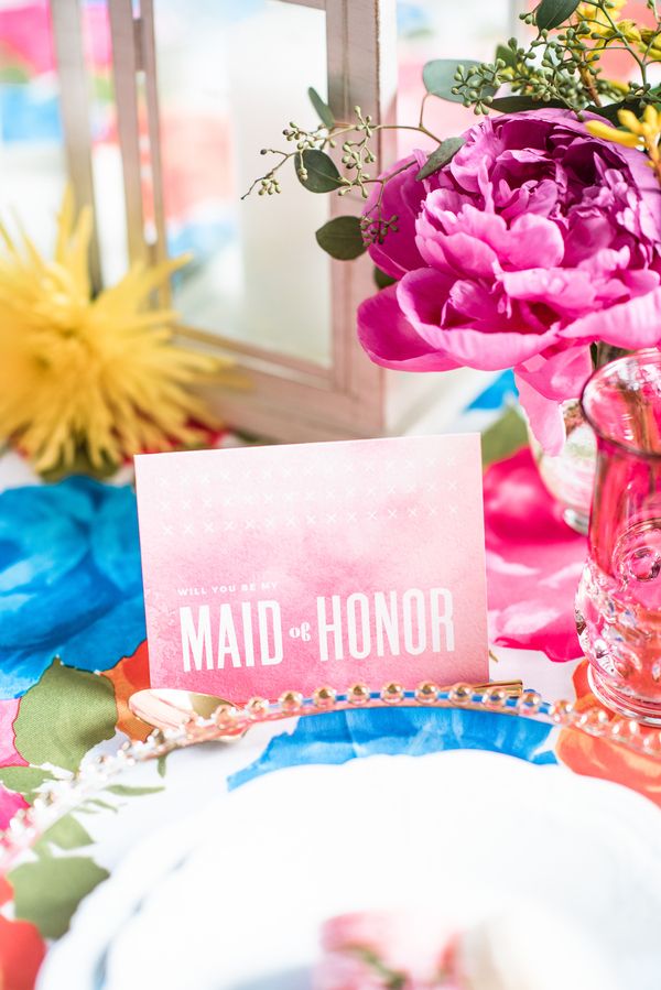  Bold & Beautiful 'Will You Be My Bridesmaid?' Party