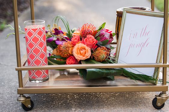  A Tropical Jungle Inspired Styled Shoot, Elizabeth Henson Photos, Raise the Ruth Events, Leslie Hartig Floral Design