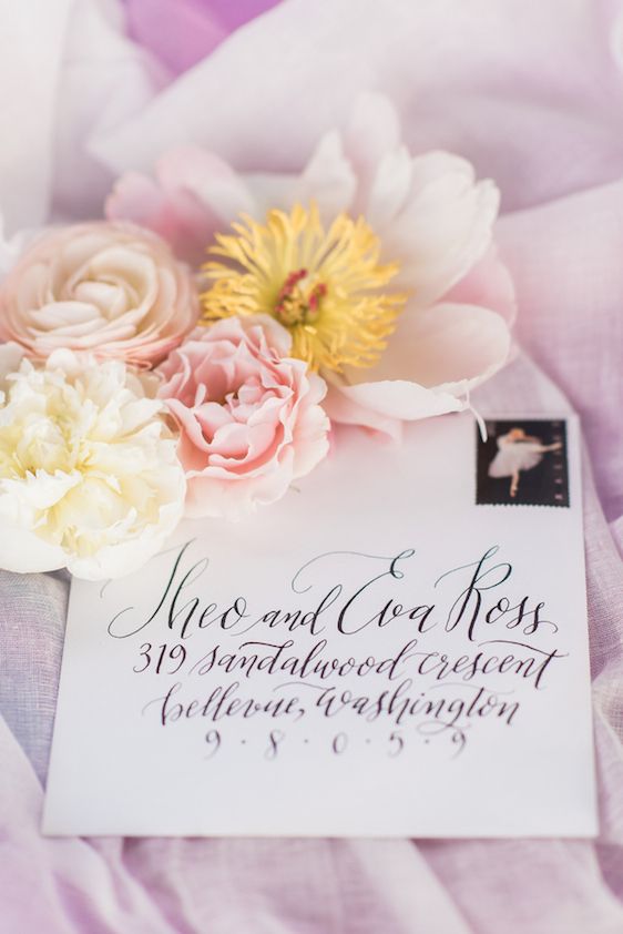  Pantone Color of the Year: Rose Quartz and Serenity, B. Jones Photography, event design by Bright & Co., florals by Gather