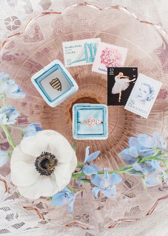  Pantone Color of the Year: Rose Quartz and Serenity, B. Jones Photography, event design by Bright & Co., florals by Gather