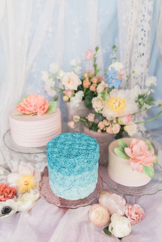  Pantone Color of the Year: Rose Quartz and Serenity, B. Jones Photography, event design by Bright & Co., florals by Gather