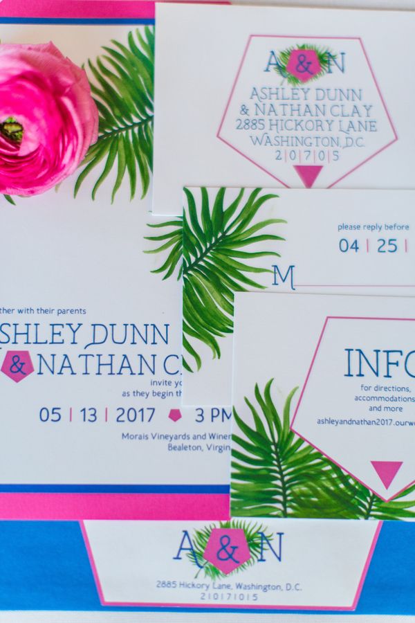  A Modern Botanical Garden Wedding